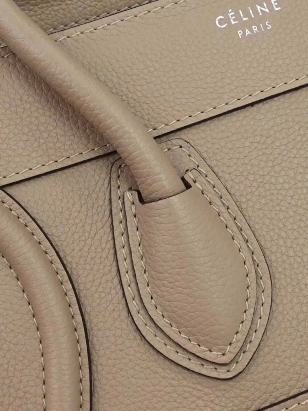 Celine Beige Luggage Micro